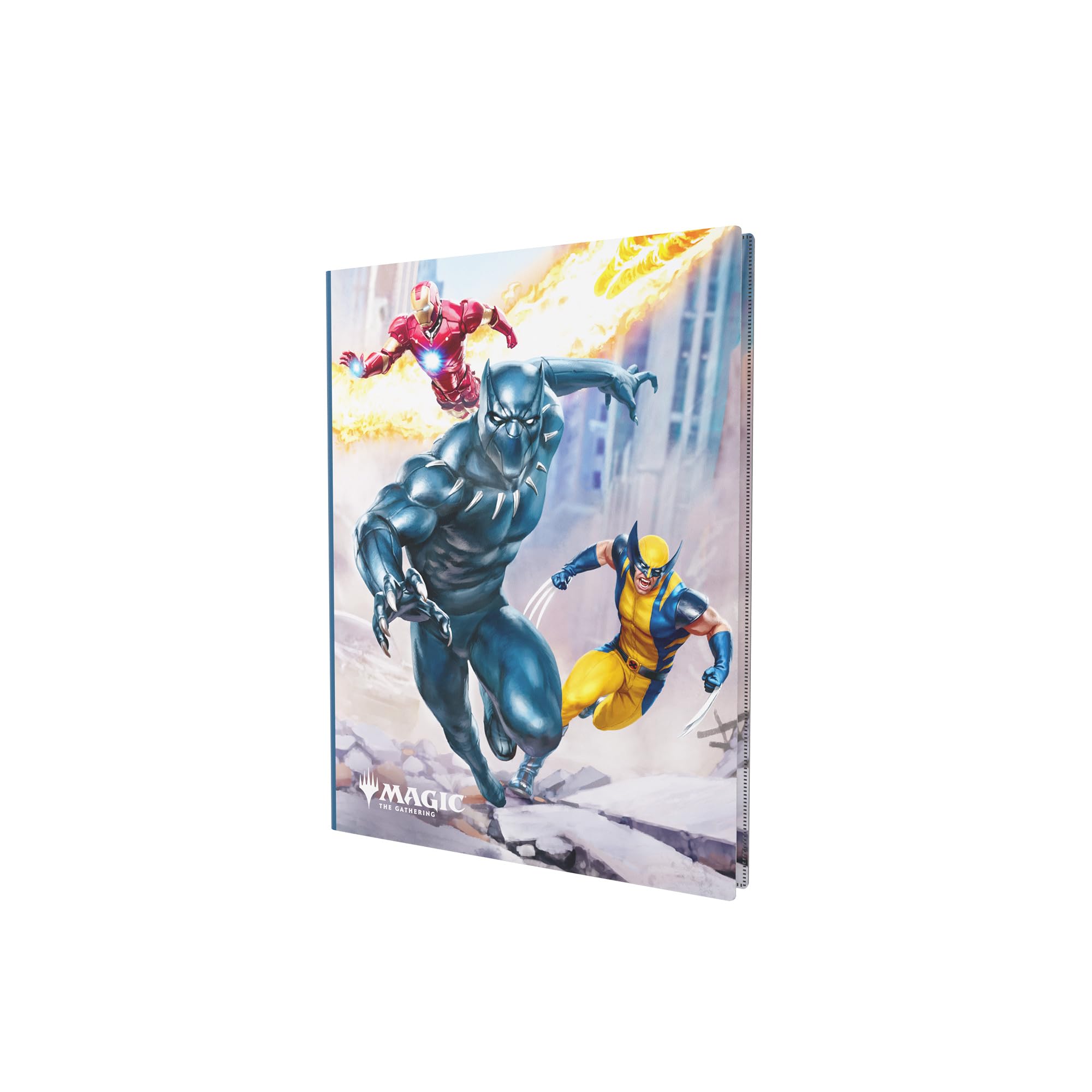 Gamegenic Marvel Super Heroes Casual Album - Holds 360 Cards | Side-Loading Pockets | Elastic Strap Closure 1