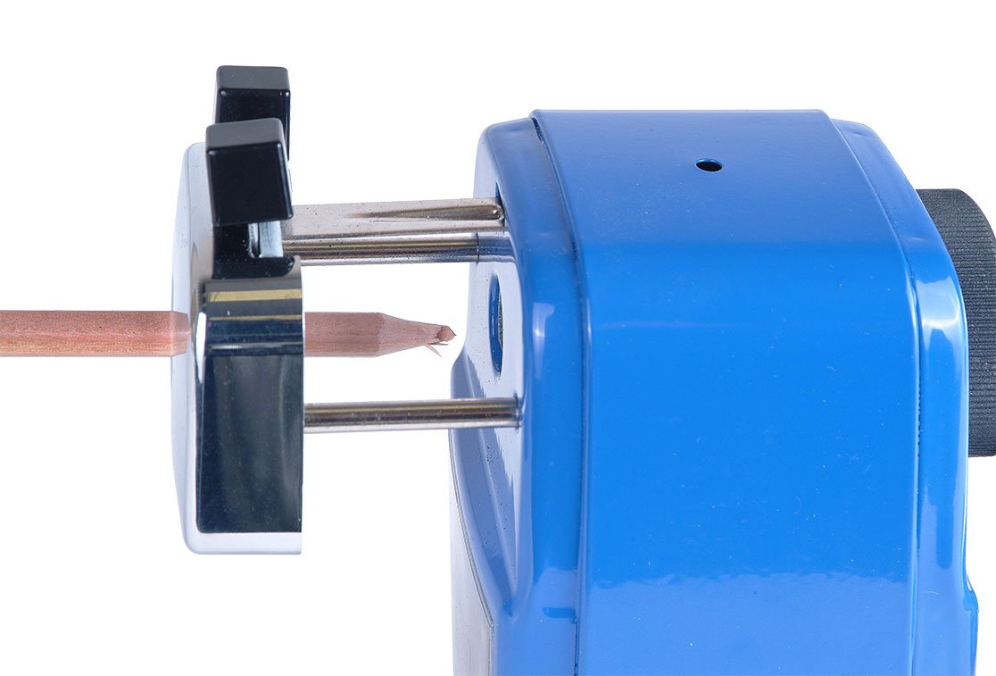 Helix Metal Desktop Pencil Sharpener - 5 Settings, Clamp Mount | Standard & Jumbo Pencils 6