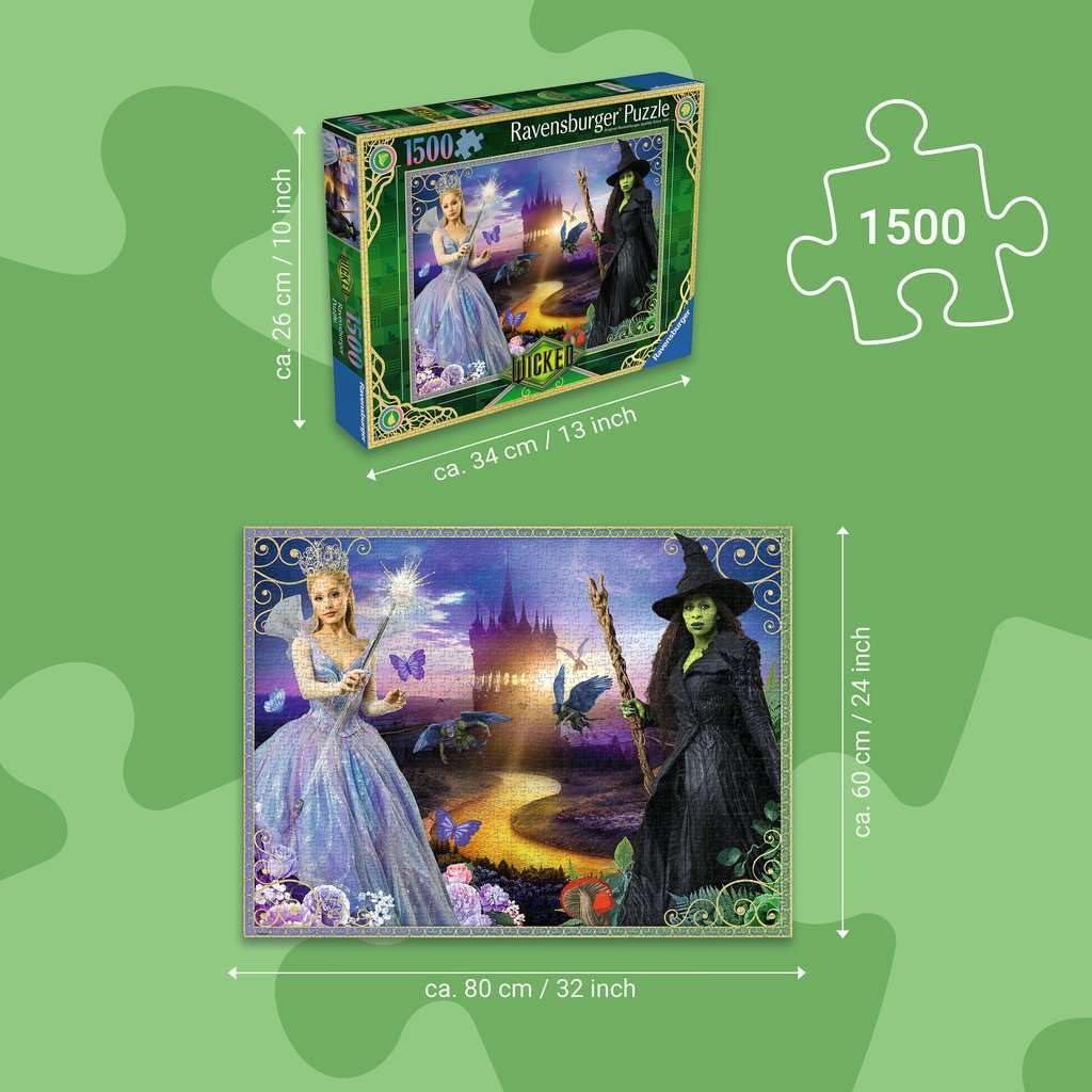 Ravensburger Wicked 2 1500 Piece Jigsaw Puzzle - Premium Puzzle for Adults & Kids 12+ 3
