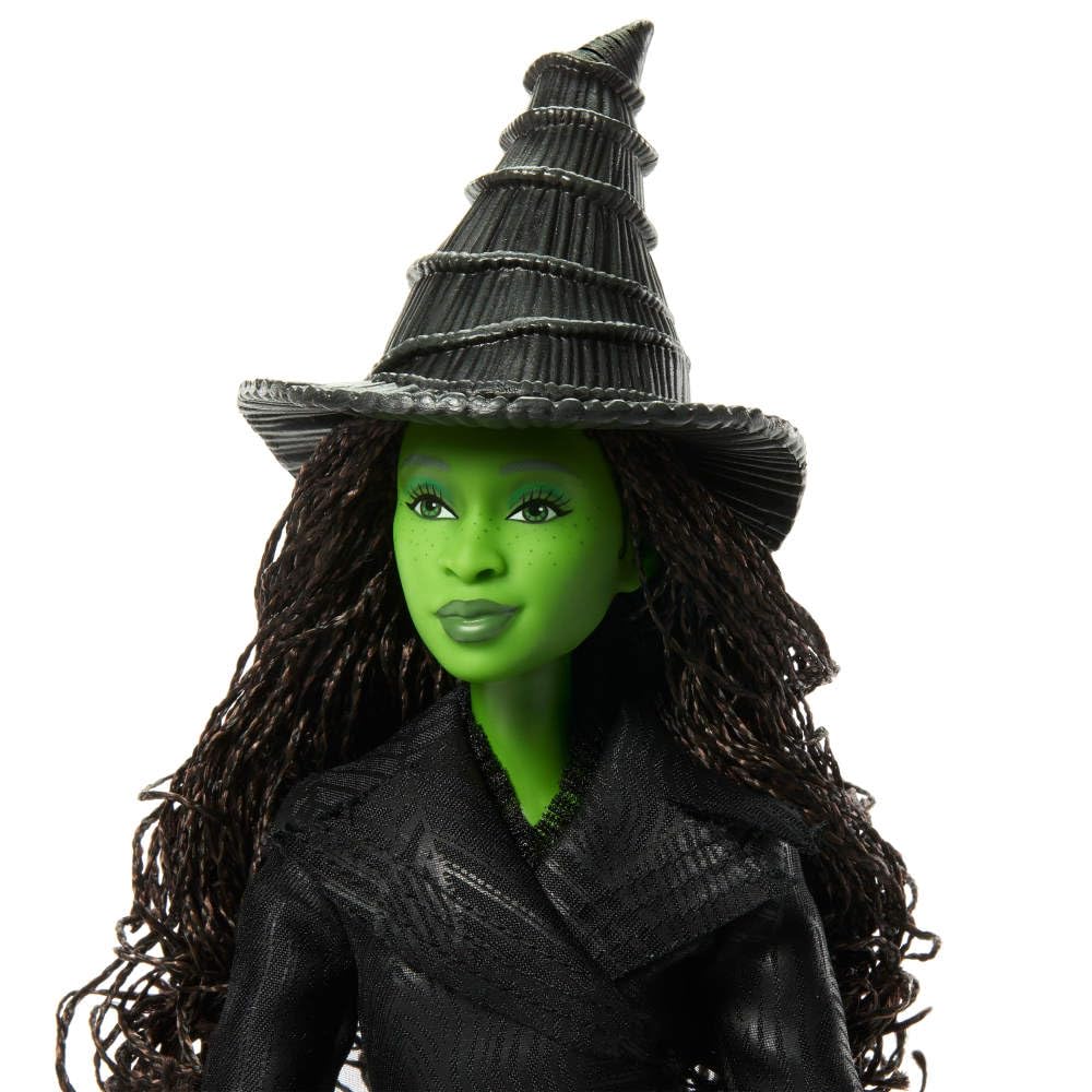 Mattel Wicked: Part 2 Elphaba Deluxe Fashion Doll with Removable Outfit and 4 Accessories - JFM12 13