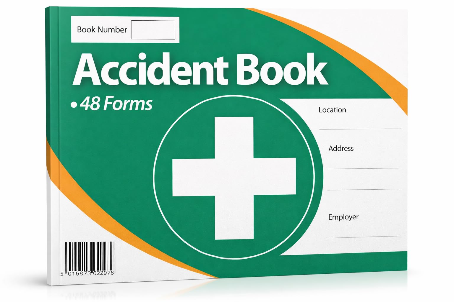 1ABOVE Workplace Accident Record Book - A5 Size, 48 Forms for Incident Recording System