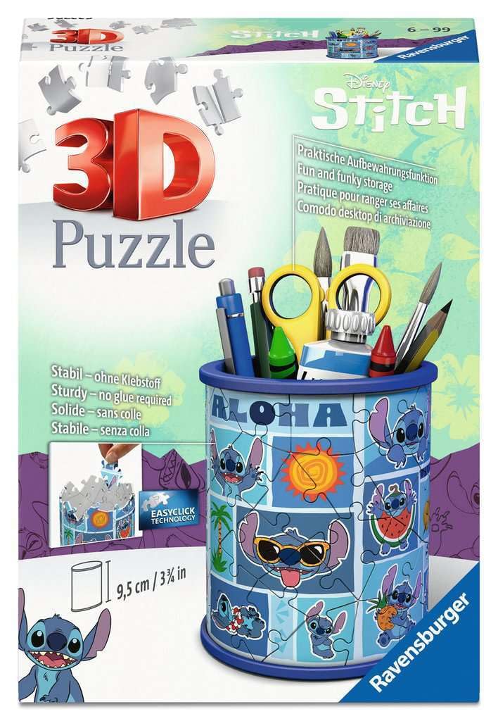 Ravensburger Disney Stitch Pencil Holder 54-Piece 3D Jigsaw Puzzle 7