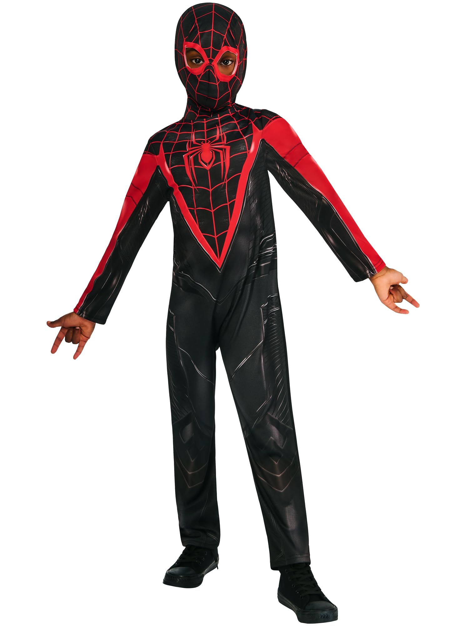 Rubies Spiderman Miles Morales Gamerverse Costume - Size 7-8 1