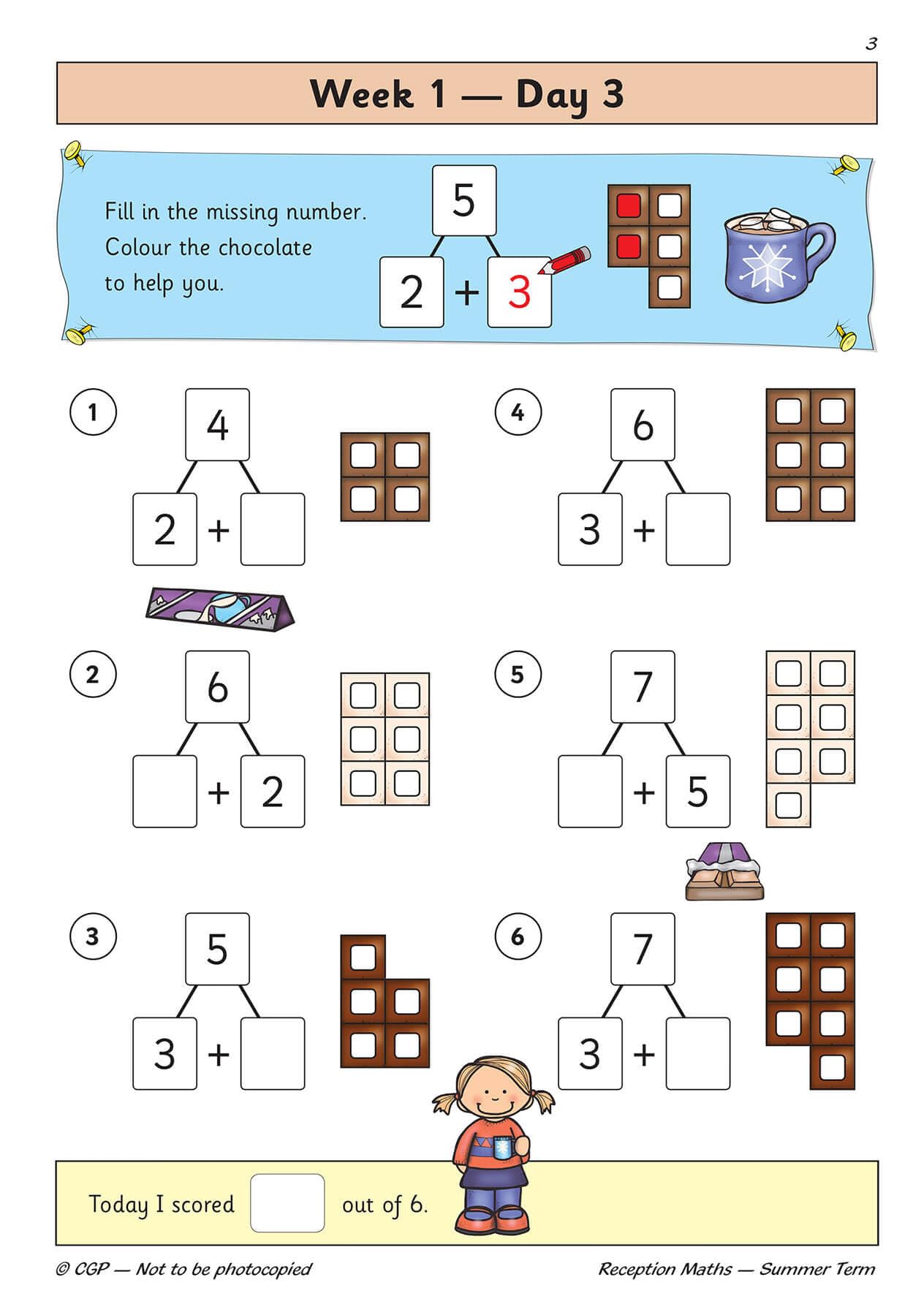CGP Reception Maths Daily Practice Book - Summer Term | Ages 4-5 | Paperback 4