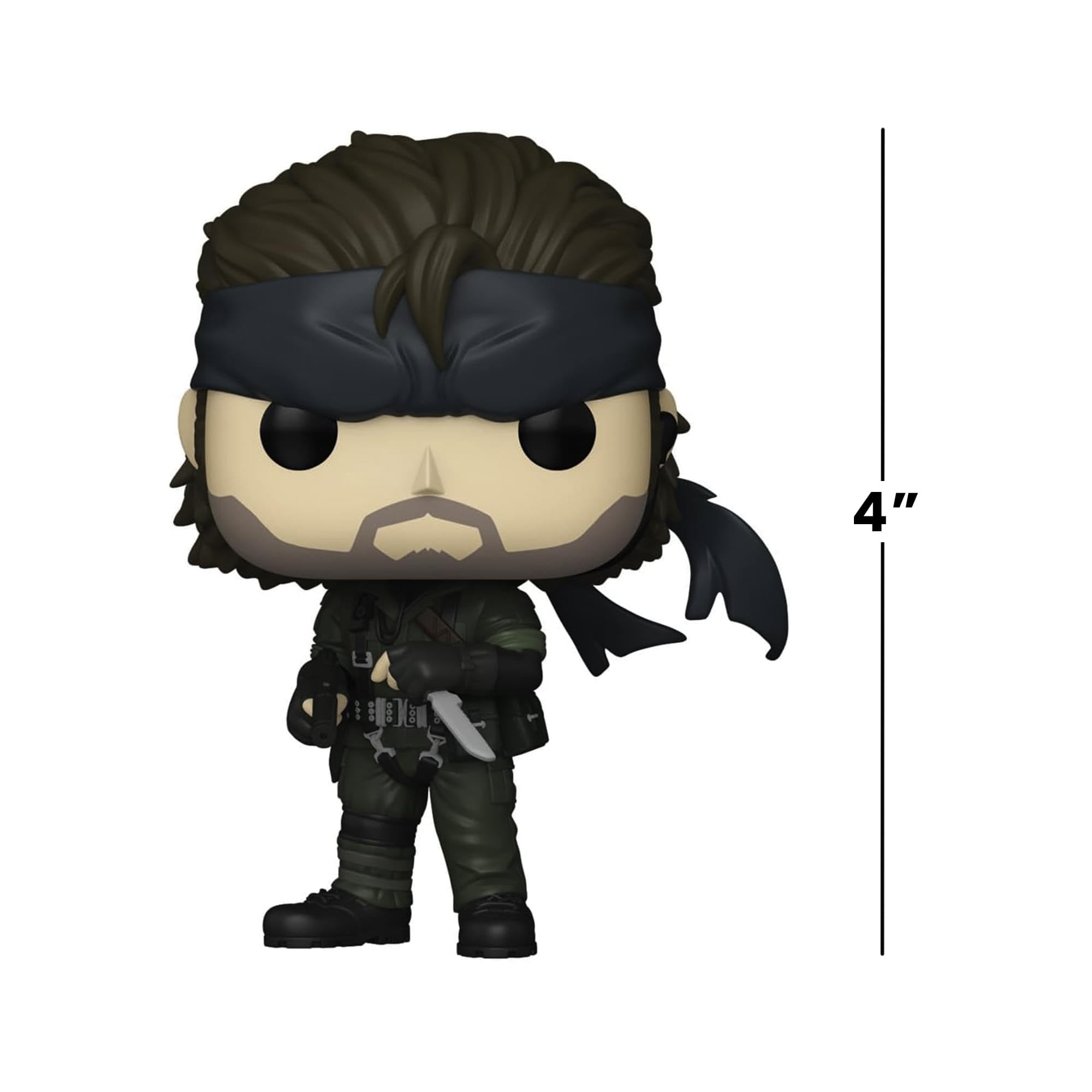 Funko POP! Games: Metal Gear Solid - Solid Snake Chibi Figure | Vinyl | 3.75 Inches 3
