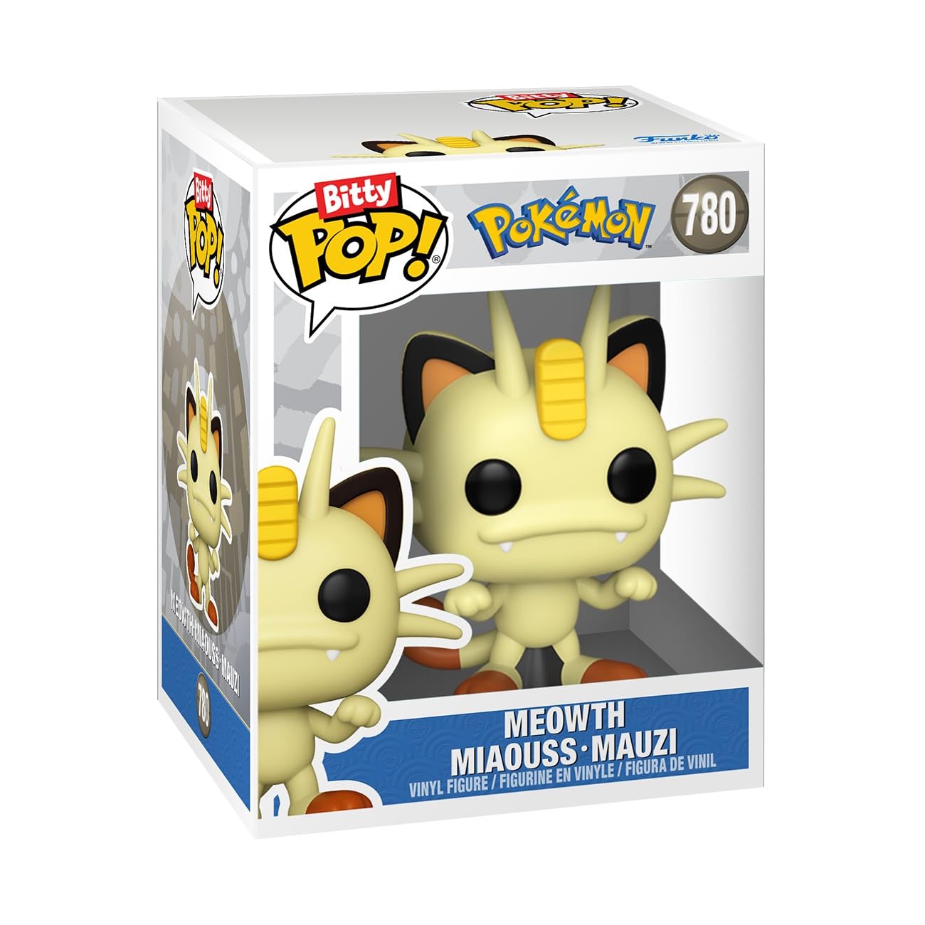 Funko Bitty POP! Pokemon - Poké Ball Display Shelf with Dragonite & Meowth Figures 4