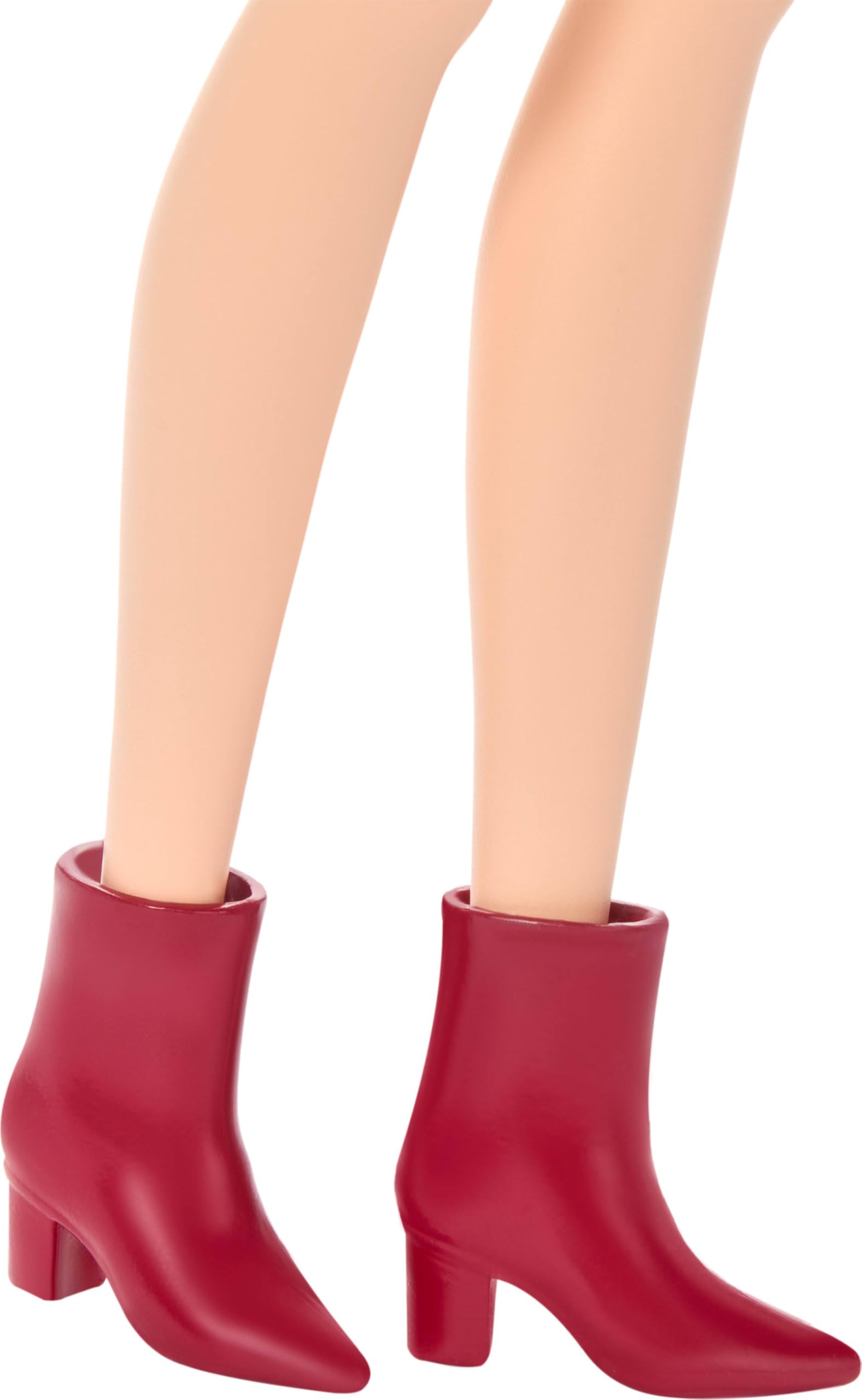 Barbie Fashionistas Doll #246 with Black Hair, Tall Body, Pink Leopard Print Strapless Dress 4