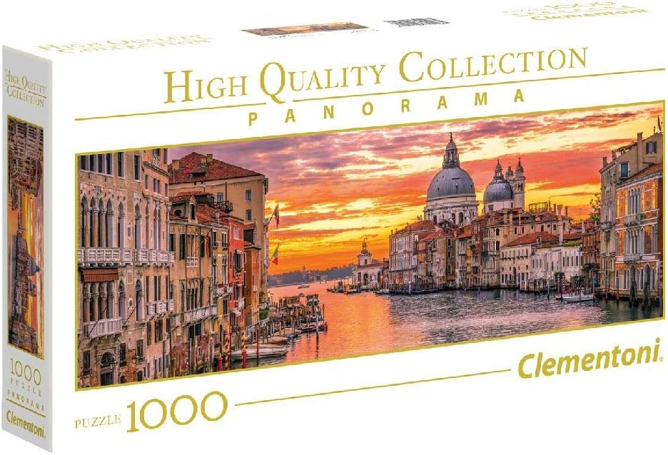 Clementoni Collection Panorama Puzzle - The Grand Canal Venice 1000-Piece Puzzle (39426)