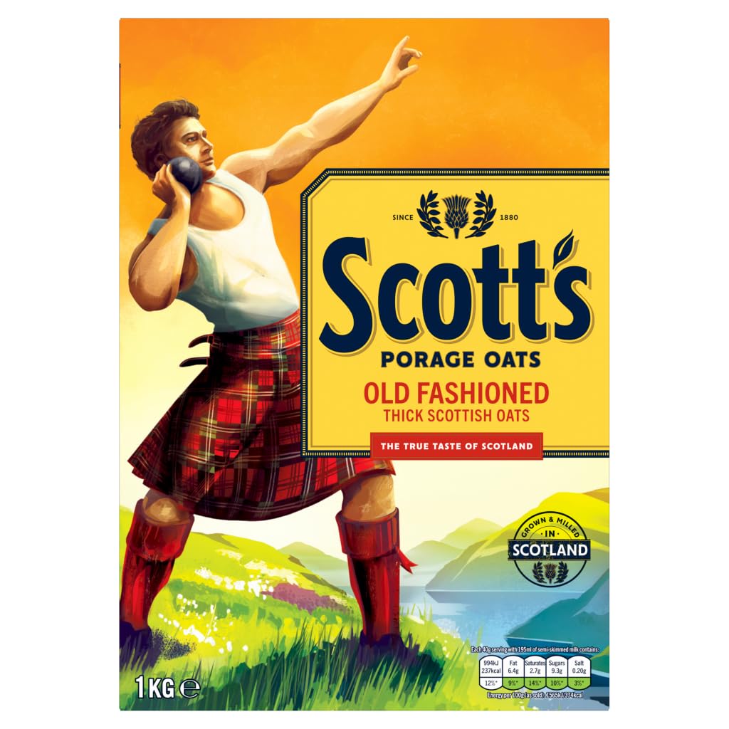 Scott's Porage Old Fashioned Porridge Oats, 1 kg