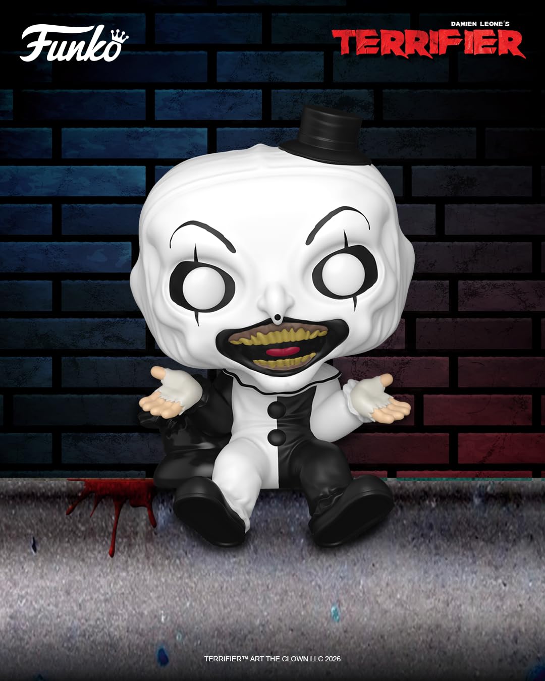 Funko Art the Clown (Sitting) - Terrifier Chibi Vinyl Figure | 3.75 Inch 4