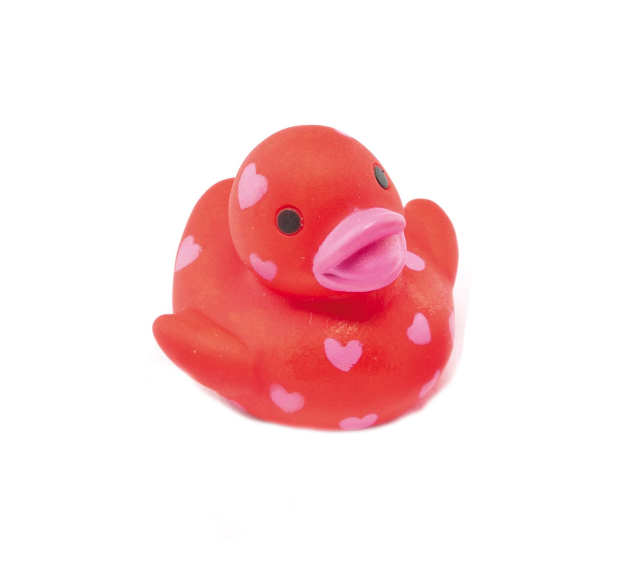 Baker Ross Mini Heart Floating Rubber Ducks (Pack of 6) - Assorted Colors | Bath Toy & Party Favor 4