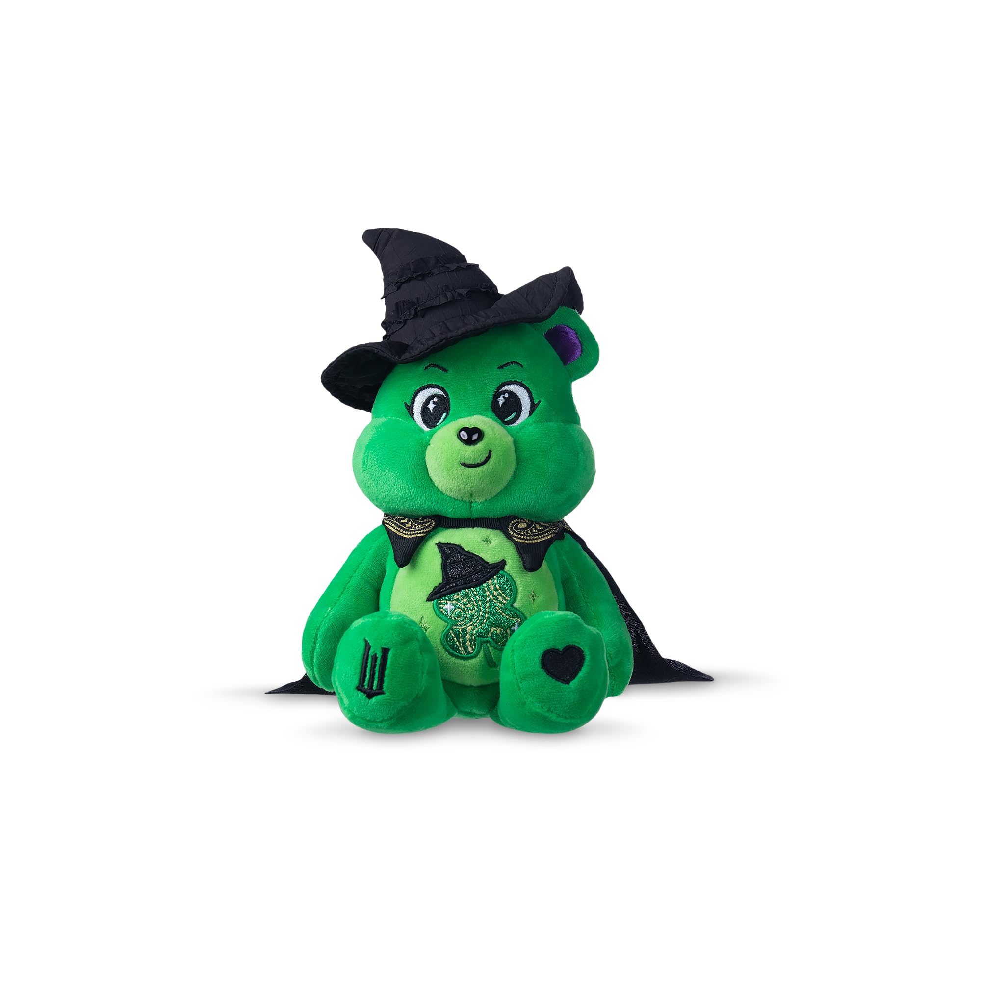 Care Bears x Wicked Good Luck Bear as Elphaba 22cm Plush - Collectible Stuffed Animal 6