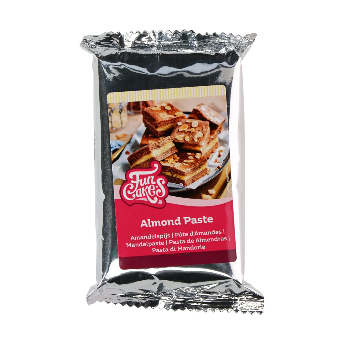 FunCakes Almond Paste (1:1) - 46% Almond Content | Smooth & Easy to Roll | 250g