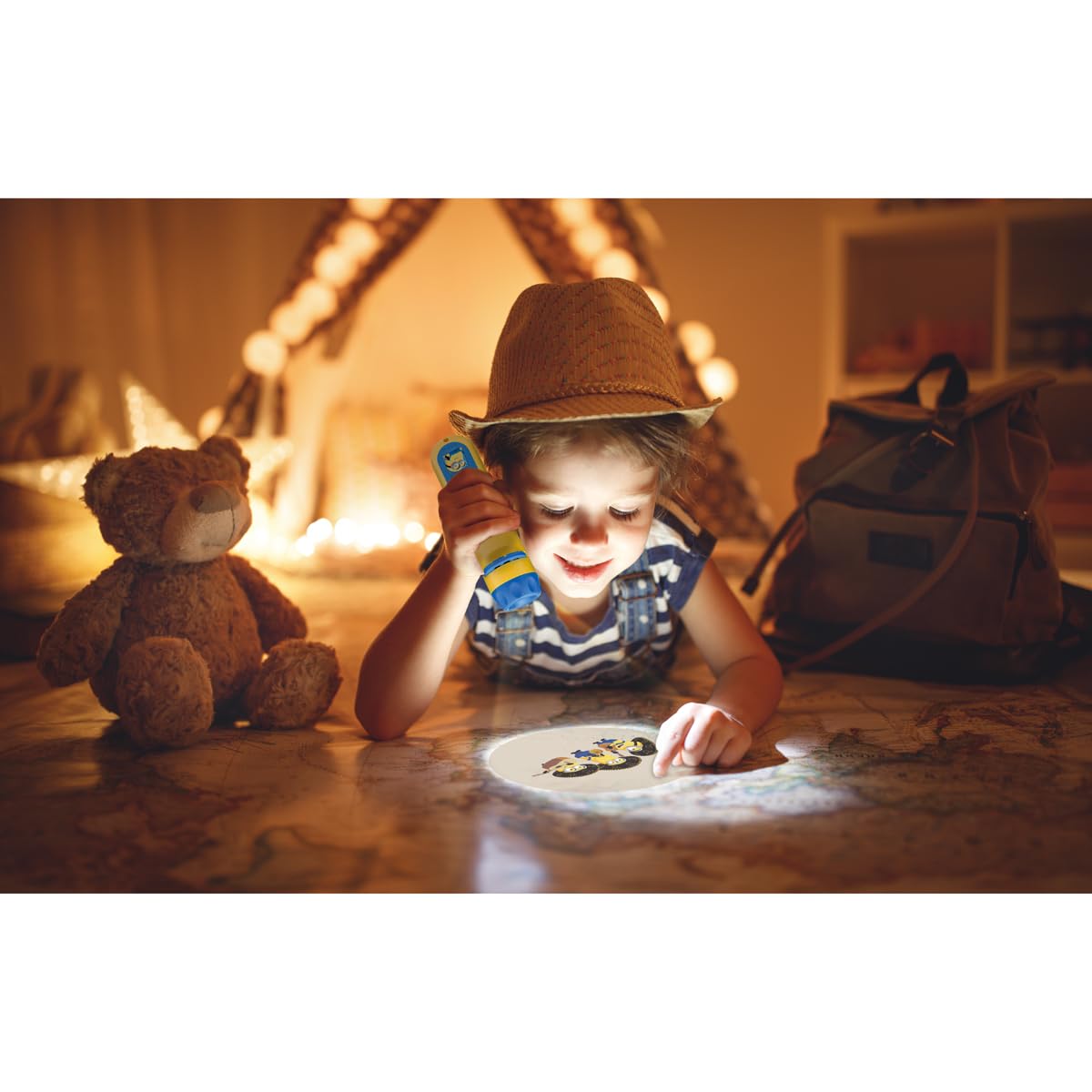 LEXIBOOK Despicable Me Minions Story Projector and Torch - Projects 24 Images, 2-in-1 Toy, Ages 3+ 9
