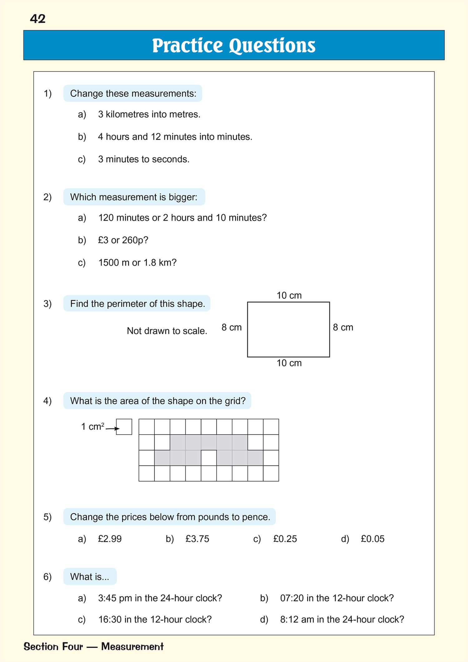 CGP Books Year 4 Maths Targeted Study Book - Ages 8-9 | Paperback | 72 Pages 8