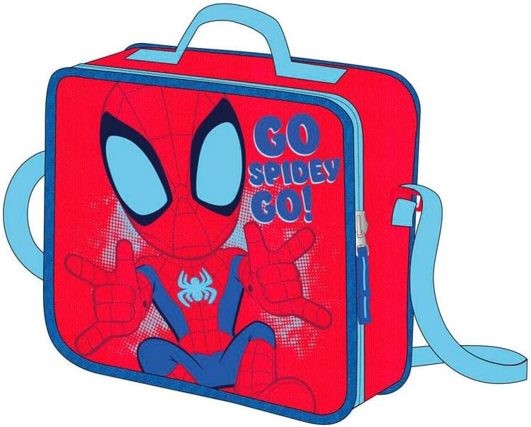 CERD� LIFE'S LITTLE MOMENTS Spider-Man Thermal Lunch Bag - Red - 21.5 x 8.5 x 19 cm