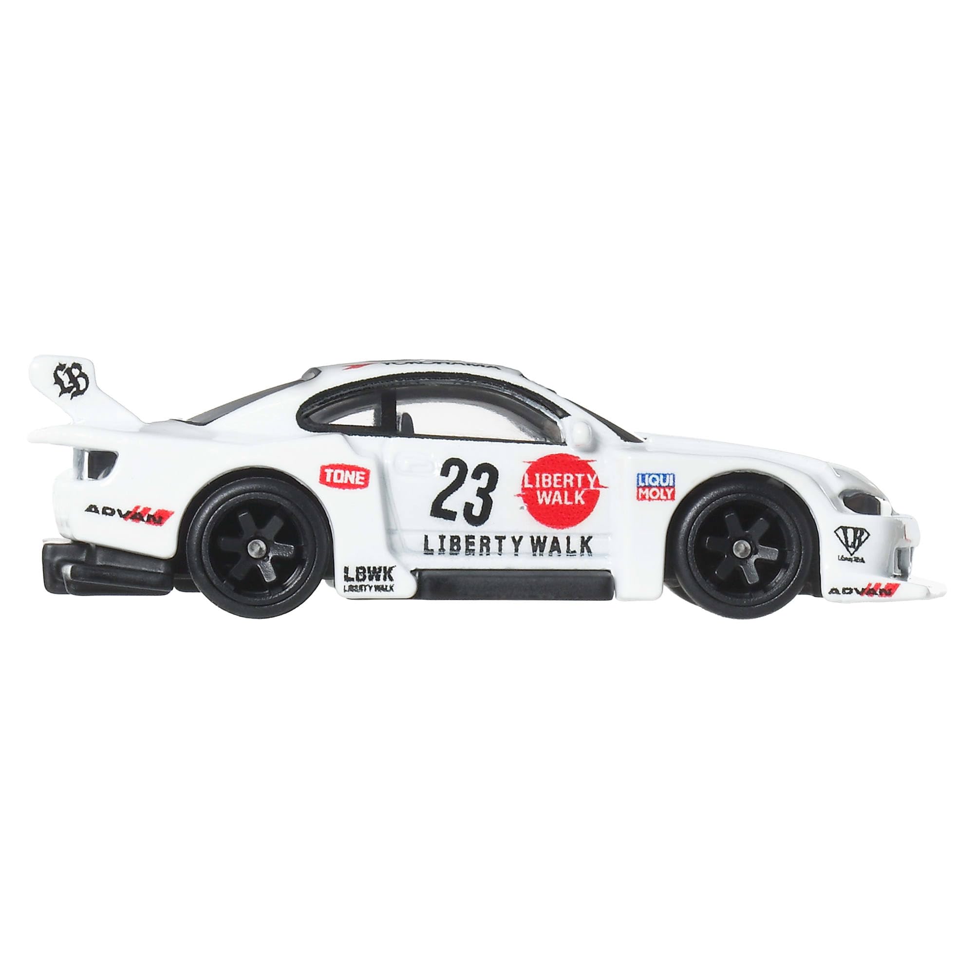 Hot Wheels Premium Car Culture LB-Super Silhouette Nissan Silvia (S15) - 1:64 Scale Die-Cast Car | Metal/Metal Body | Real Riders Tires 3