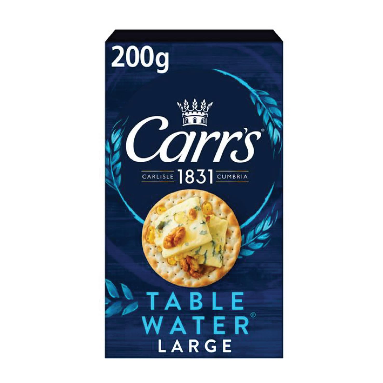Carr's Table Water Large Crackers - 200g | Multigrain | Vegetarian 1