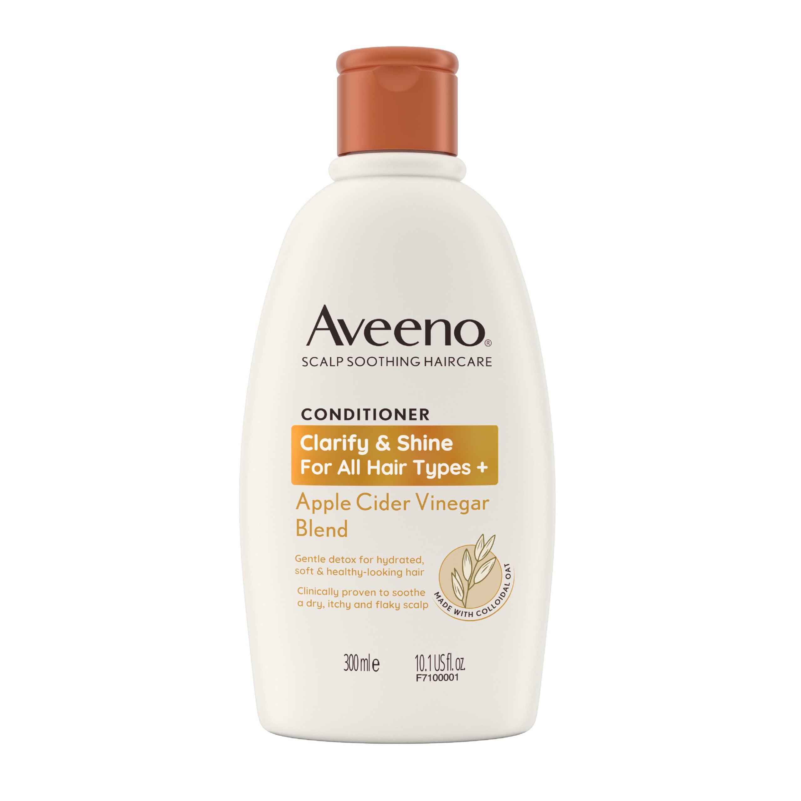 Aveeno Scalp Soothing Clarify & Shine Conditioner with Apple Cider Vinegar Blend - 300ml 1