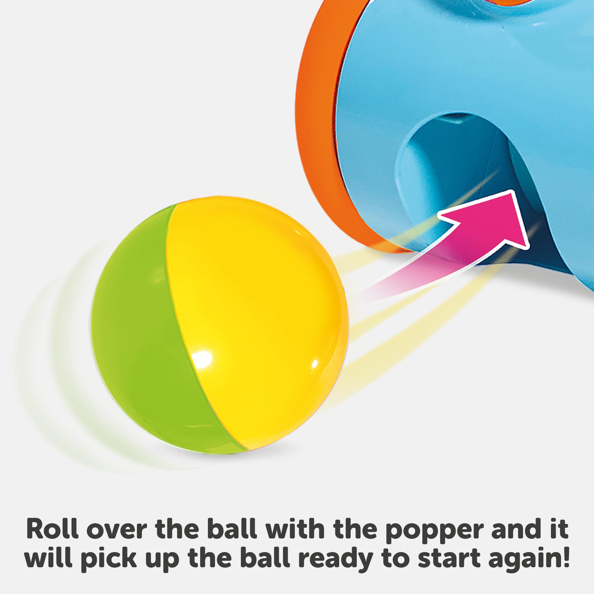 Toomies Pic and Pop Push Along Baby Toy - Toddler Ball Popper with Collector | Ages 18 Months+ 6