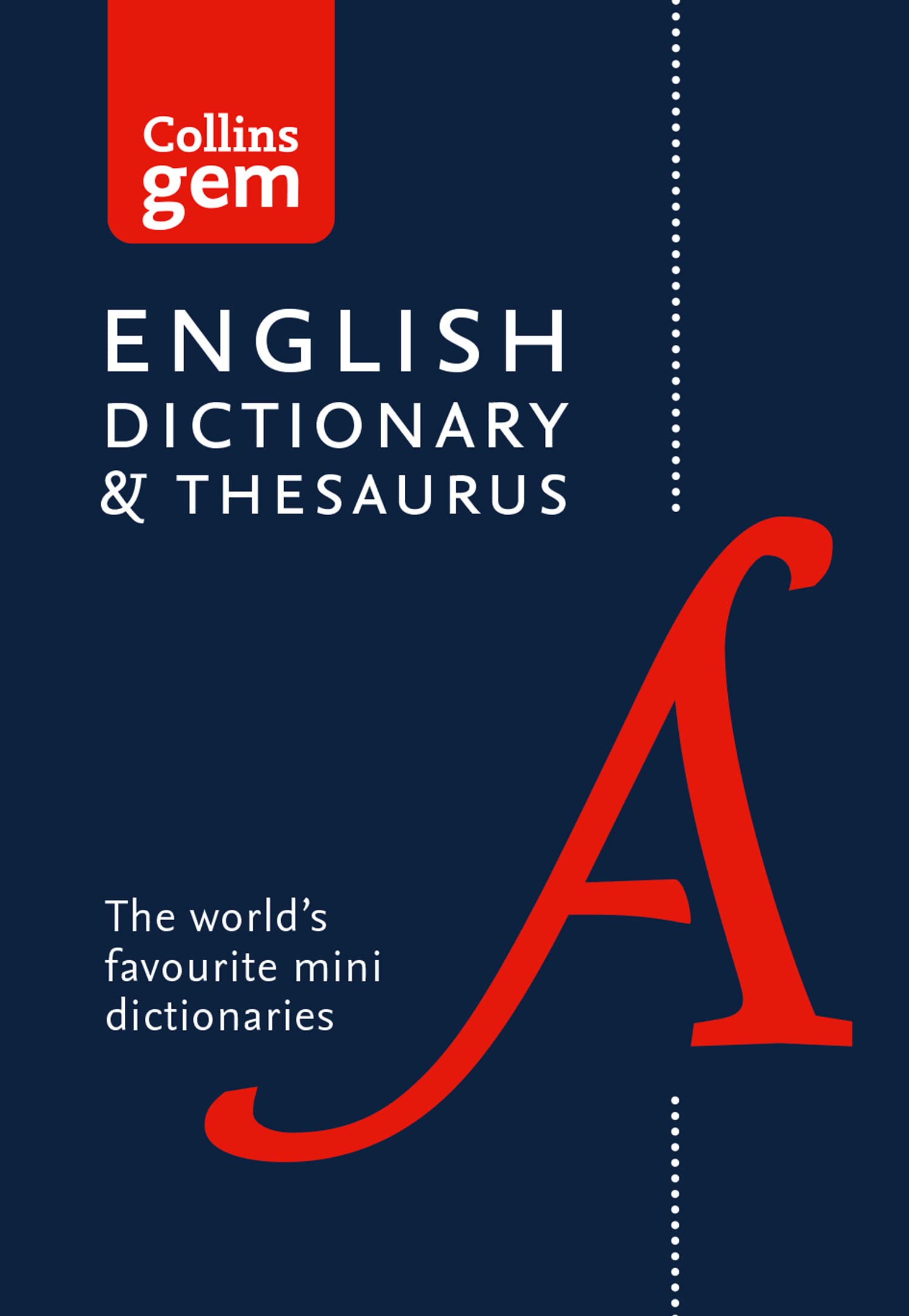 Collins English Gem Dictionary and Thesaurus - Sixth Edition | Portable Reference | 700 Pages 1
