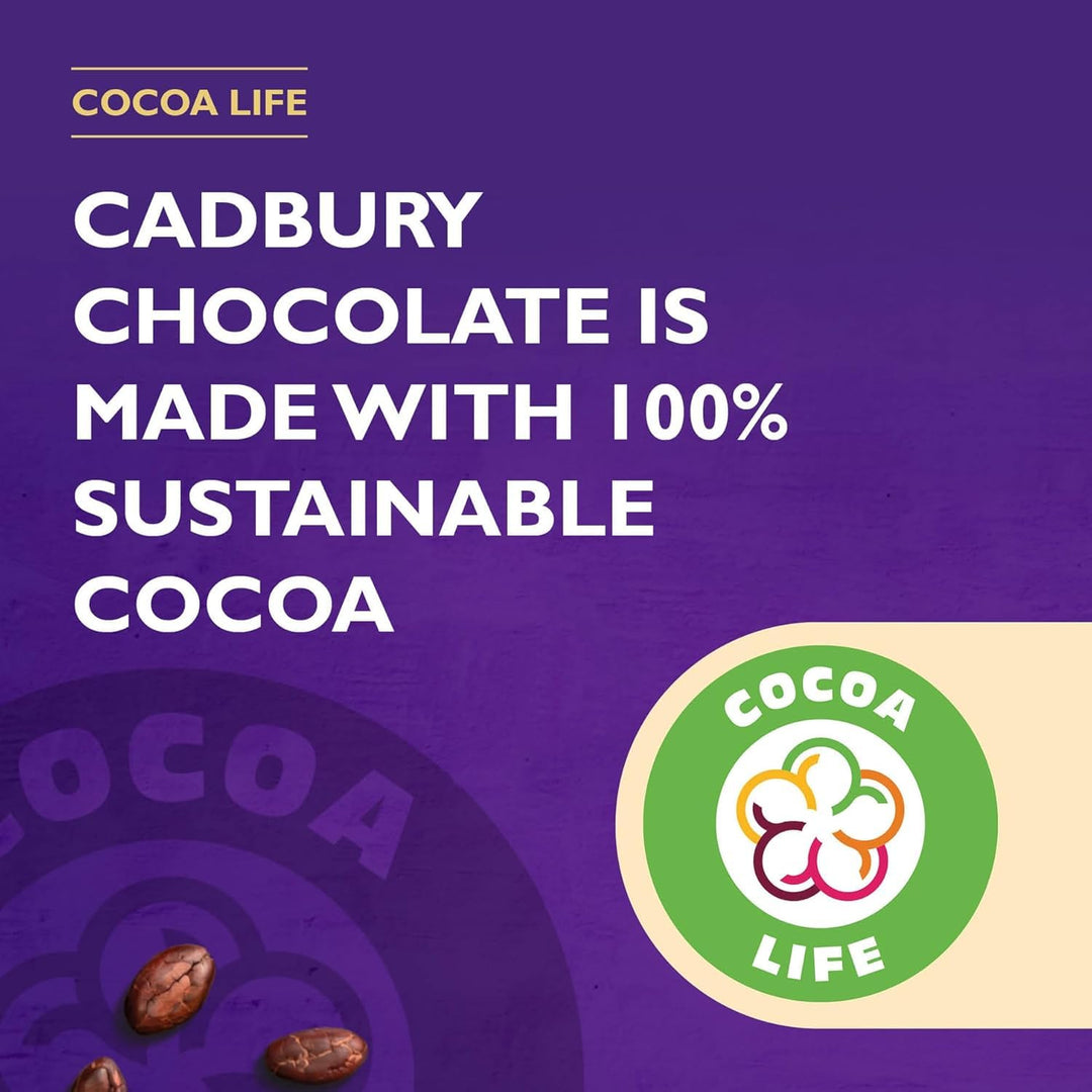 Cadbury Milk Chocolate Crunchie Rocks with Honeycomb, Bite Size Sharing Bag