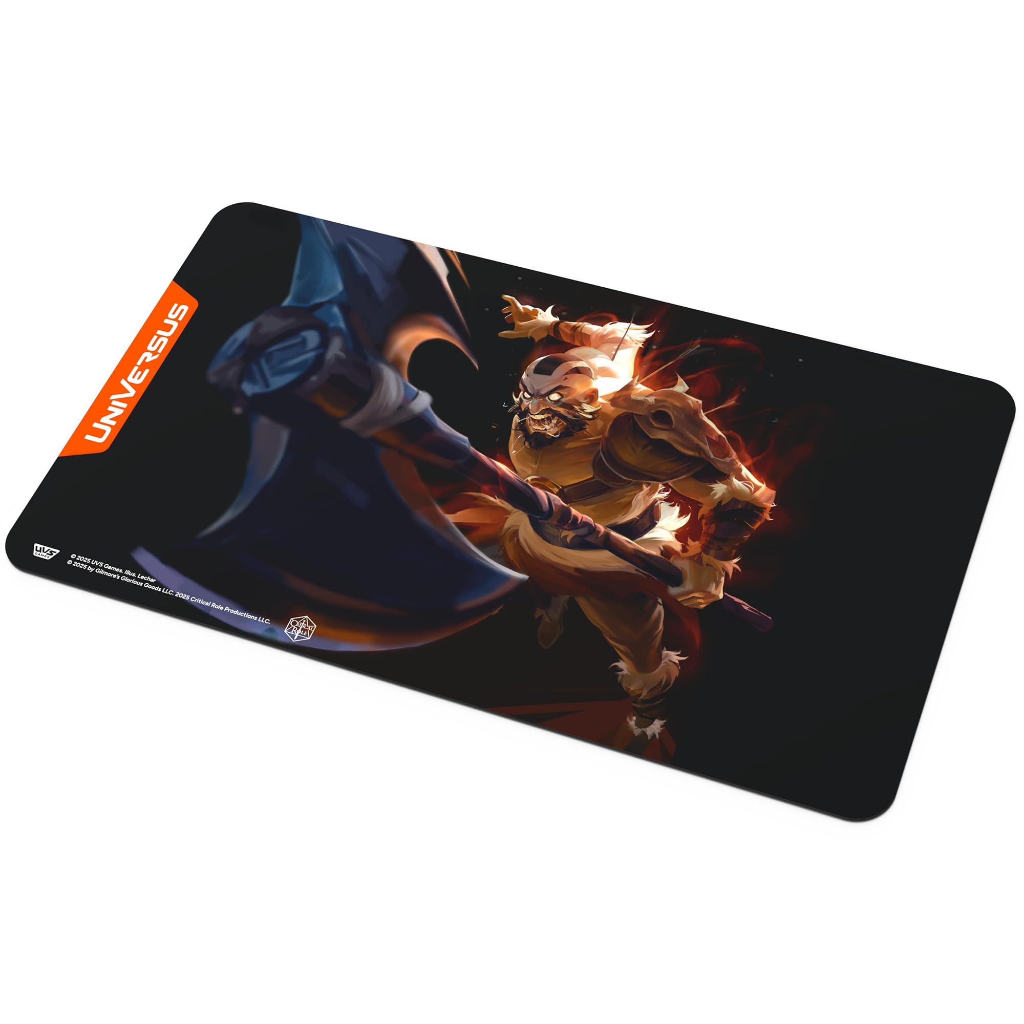 UniVersus Critical Role: Heroes of Exandria Grog Strongjaw Playmat 24 x 14 Inches 8