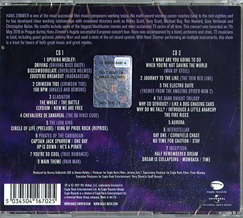 Hans Zimmer - Live In Prague [Audio CD] 2
