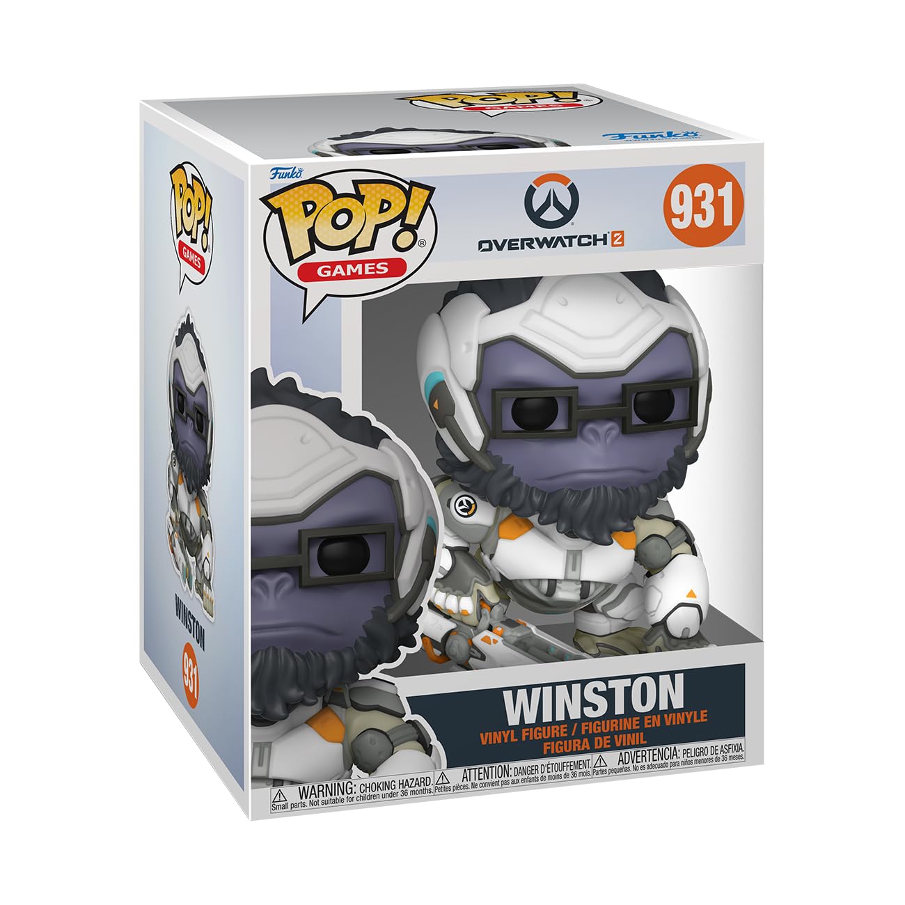 Funko Pop! Super: Overwatch 2 - Winston Vinyl Figure (59190) 1