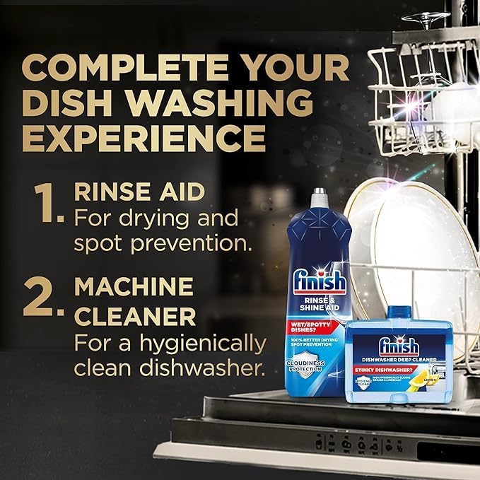 Finish Ultimate Plus Infinity Shine Dishwasher Tablets - Lemon Scent, 1.47 kg