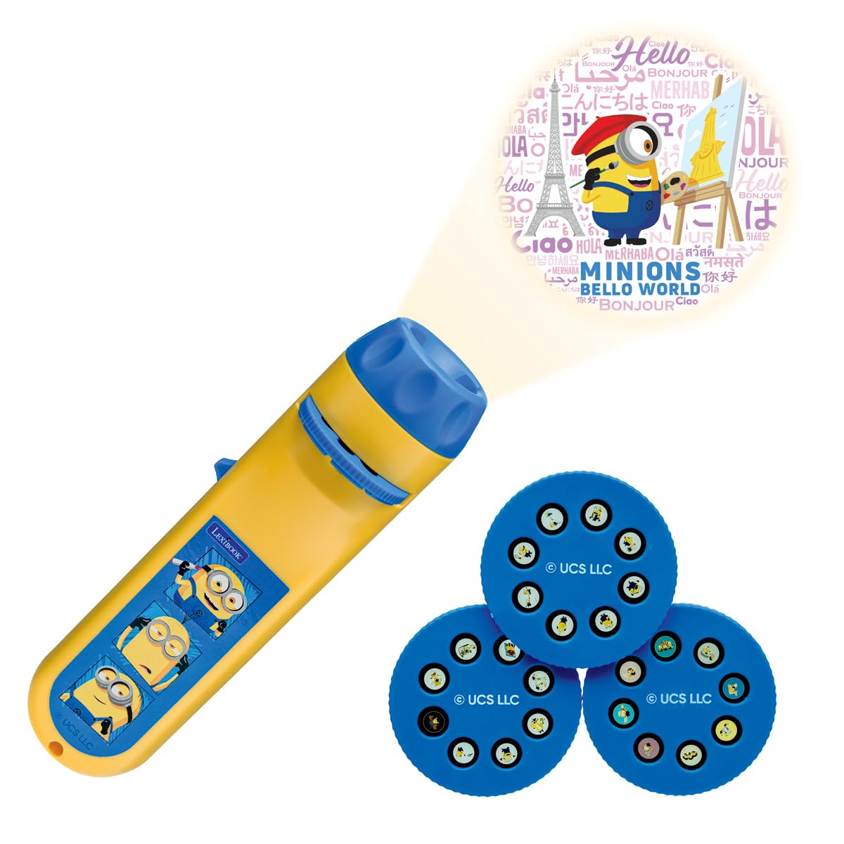 LEXIBOOK Despicable Me Minions Story Projector and Torch - Projects 24 Images, 2-in-1 Toy, Ages 3+ 6