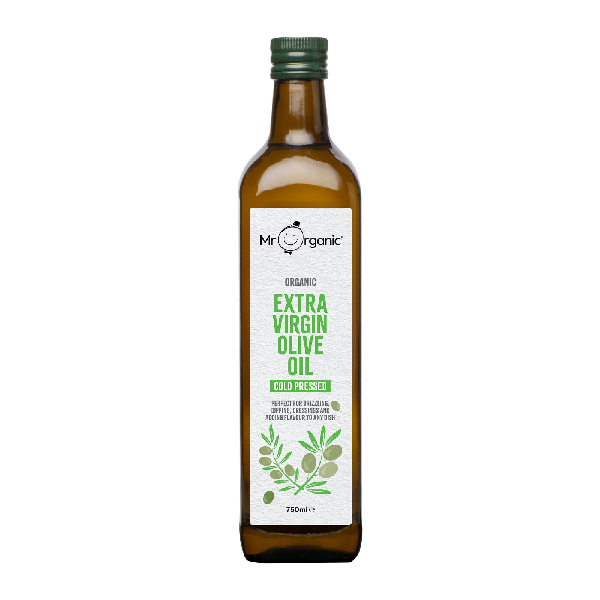 Mr Organic Extra Virgin Olive Oil - Cold Pressed | 750ml | Organic Quality