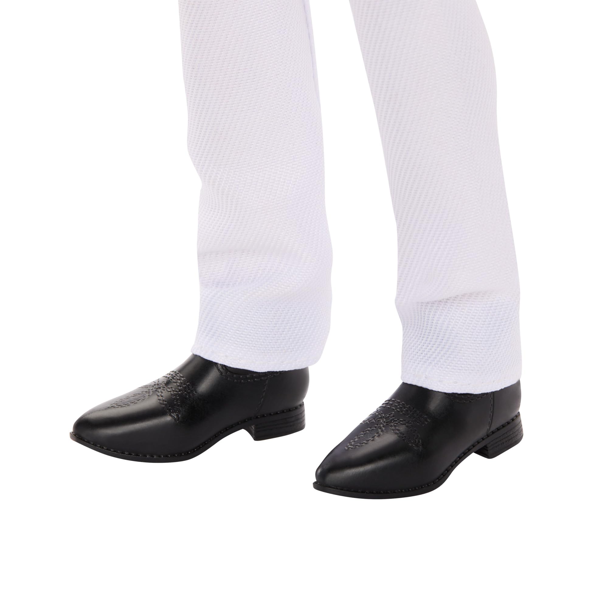 Barbie Fashionistas Ken Doll #226 - Western-Inspired Outfit with Blue & Black Shirt, White Pants & Black Boots 11