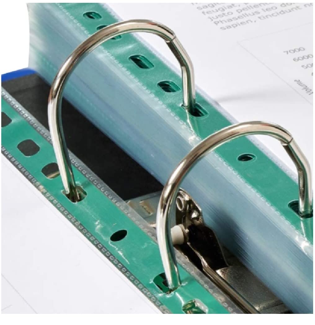G4GADGET A4 Plastic Punched Pockets - 200 Pack Value | 10-15 Sheet Capacity | 30 Micron Clear PP 3