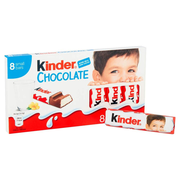 Kinder Chocolate Small Bars - Fine Milk Chocolate Bulk Gift Box
