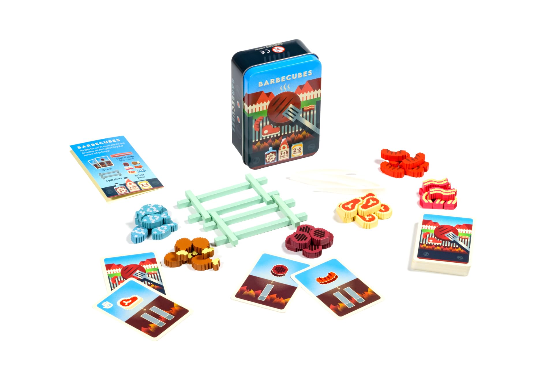 Alley Cat Games Barbecubes - Meat Edition | Dexterity Stacking Game | Ages 8+ 3