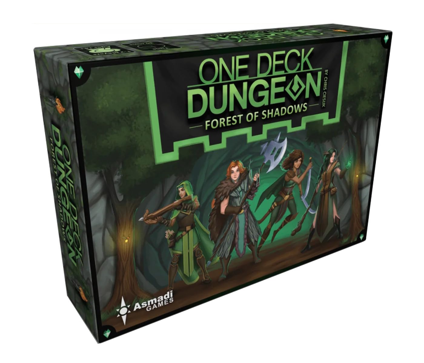 One Deck Dungeon: Forest of Shadows - 1-2 Player Cooperative Board Game | 30-45 Min Playtime | Standalone Expansion 1