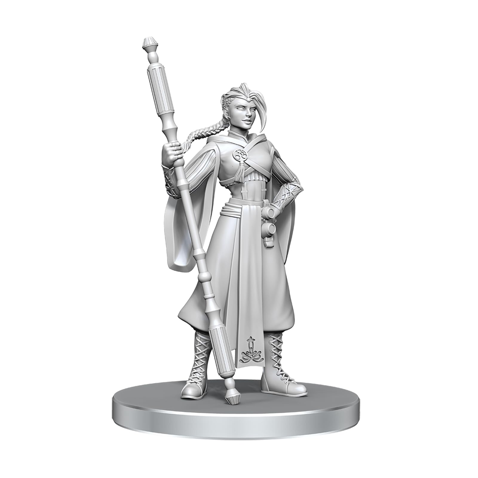 WizKids Critical Role Unpainted Miniatures - Beauregard Lionett & Caleb Widogast Edition | Ready to Paint Plastic Figures