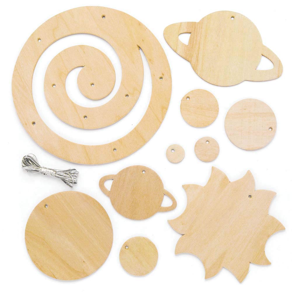 Baker Ross AR676 Make Your Own Solar System Model Kit - STEM Astronomy Craft for Kids (2 Pack) 2
