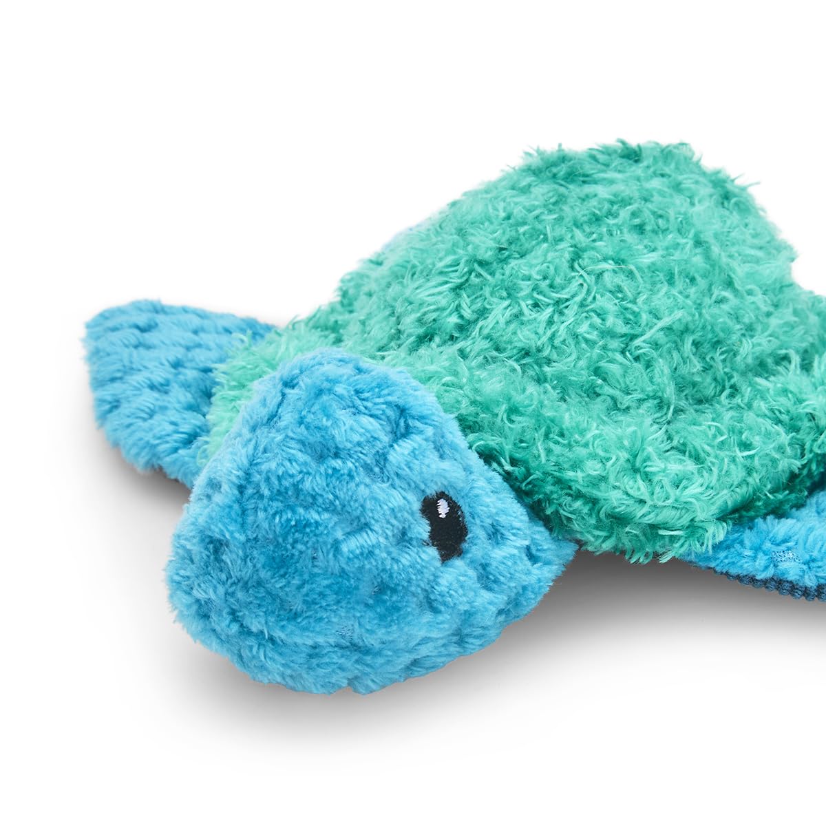 Petface Talulah Turtle Plush Dog Toy with Squeaker | Polyester | Blue/Green