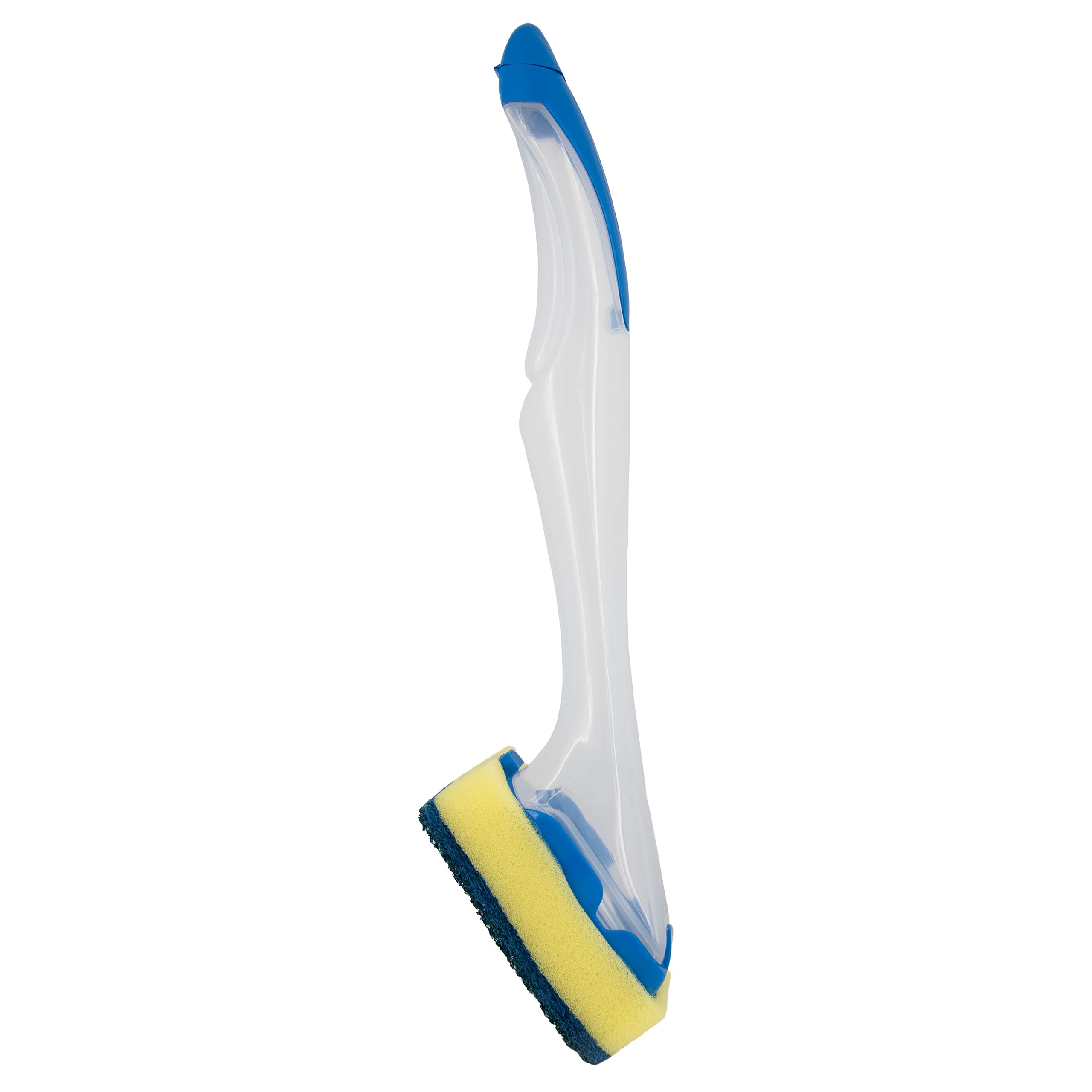 Spontex Refillable Dishmop Washing Up Brush for Dishes | Anti-Grease | Blue 2