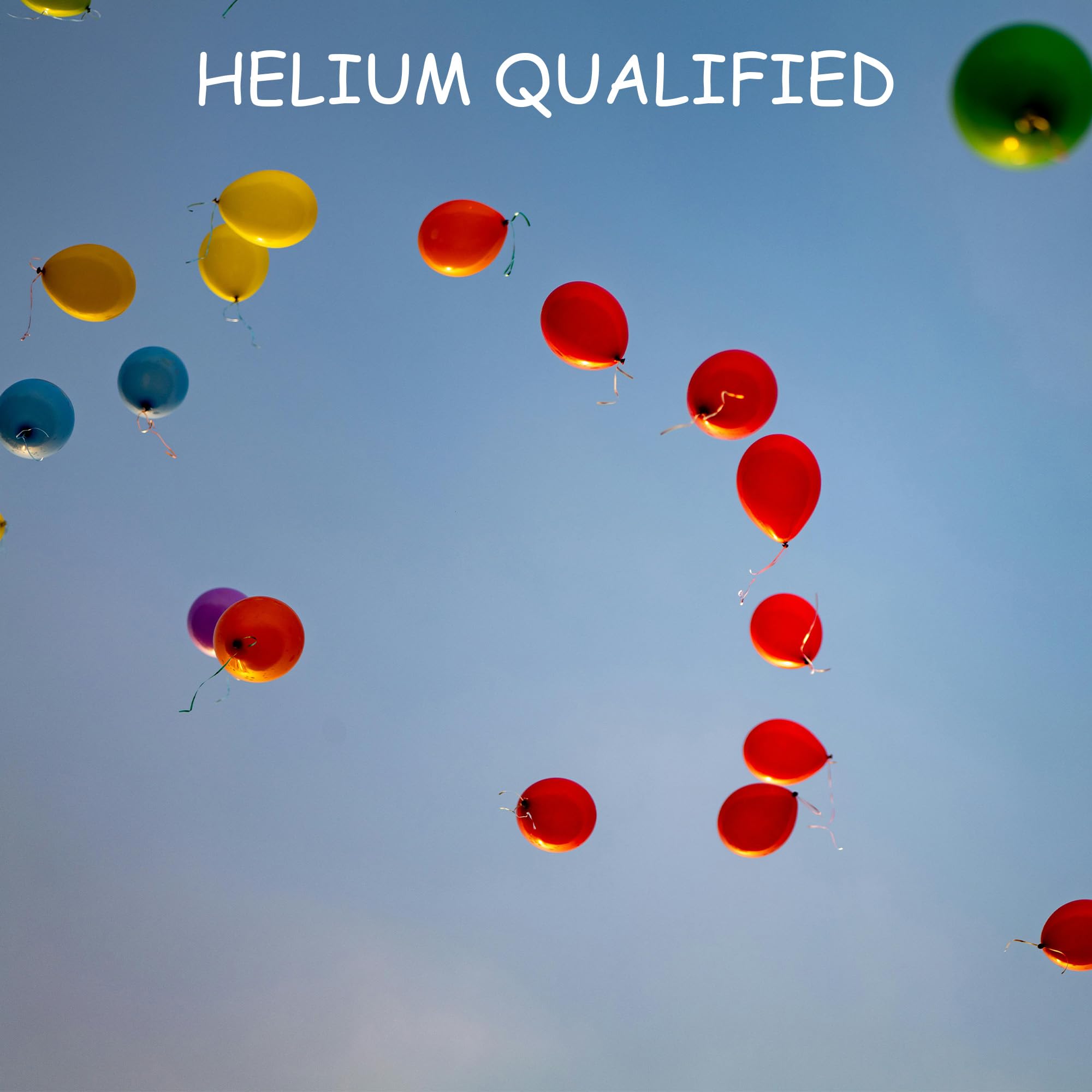 SHATCHI Rainbow Party Balloons - 100 Pack, 12 Inch Thick Latex, Biodegradable Helium Balloons 8