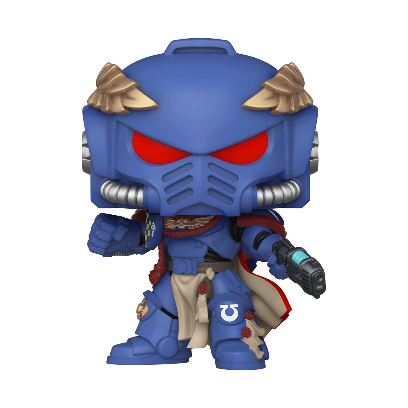 Funko POP! Games: Warhammer - Ultramarines Captain Justain Vinyl Figure 2