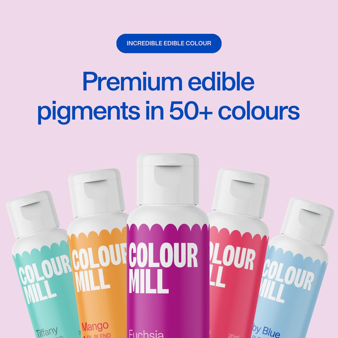 Colour Mill Oil Blend Food Colouring - Emerald | High Concentration | 20ml Bottle 7