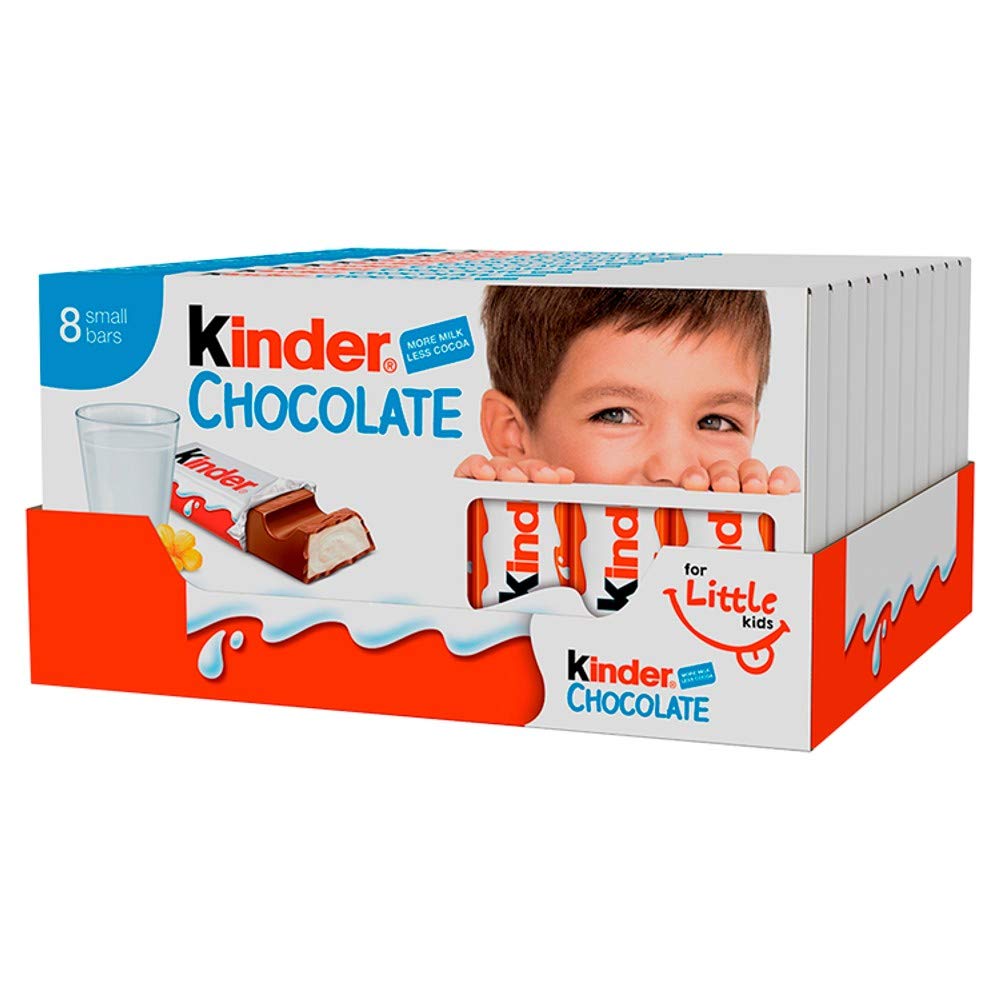 Kinder Chocolate Small Bars - Fine Milk Chocolate Bulk Gift Box