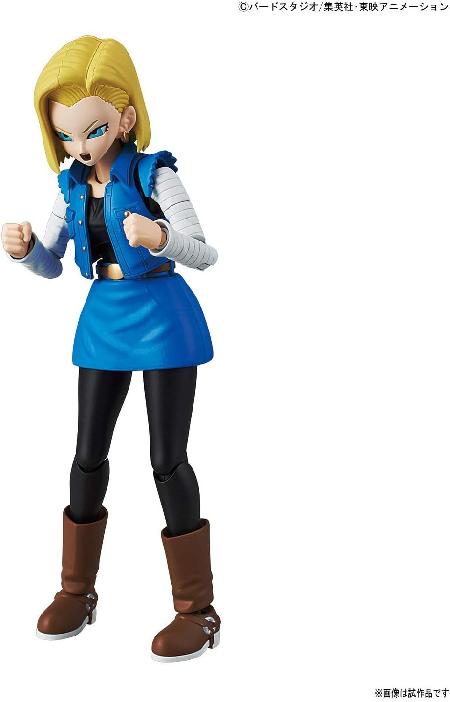 DRAGON BALL - Figure-rise Standard Android #18 - Model Kit, Multicolor,