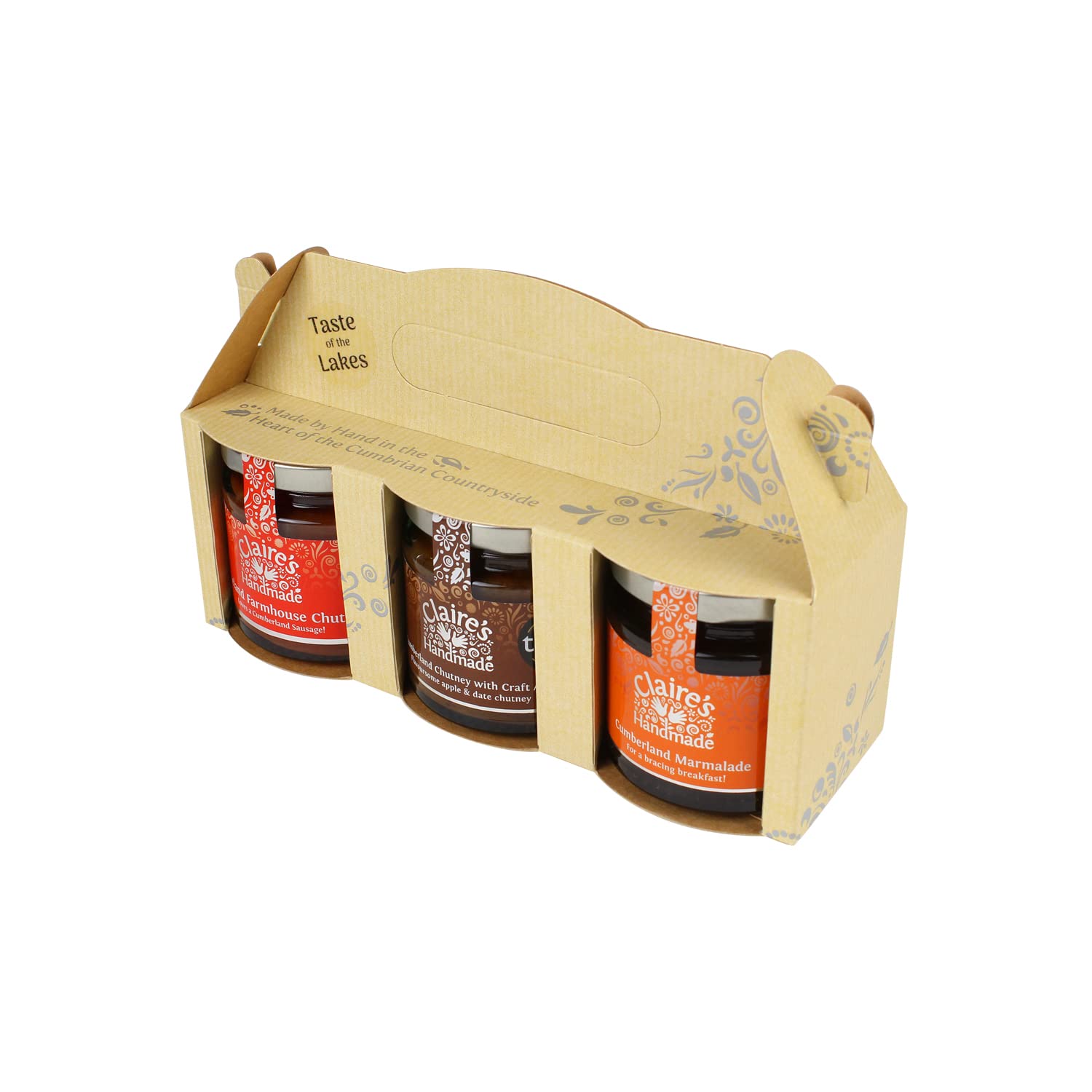 Claire's Handmade Taste of The Lakes Gift Pack (1x120g, 2x130g) - Lakeland Preserves 3