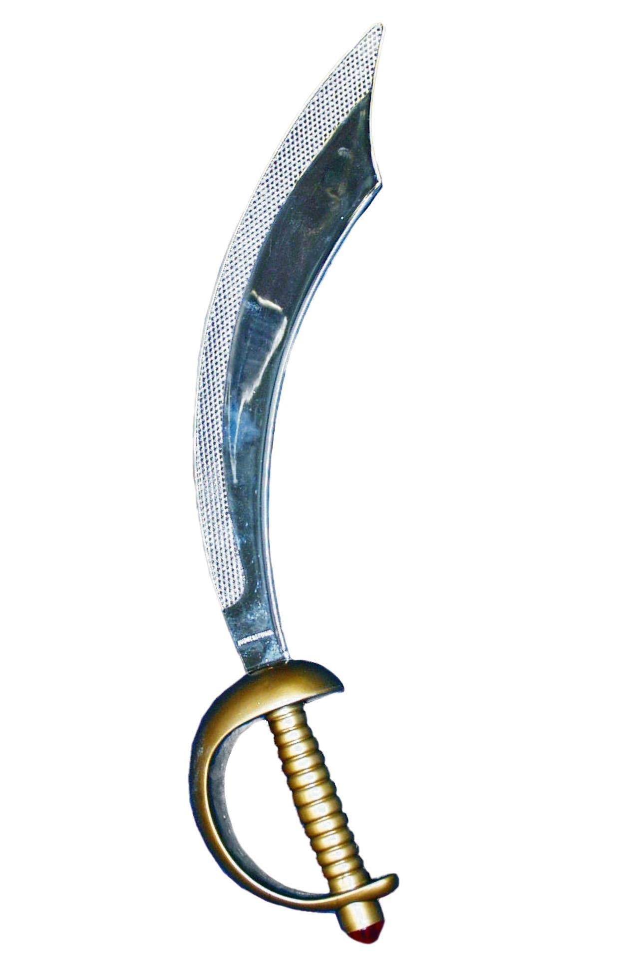 Smiffys Pirate Sword & Eyepatch Set - Silver Cutlass, 46cm | Plastic | Kid 2