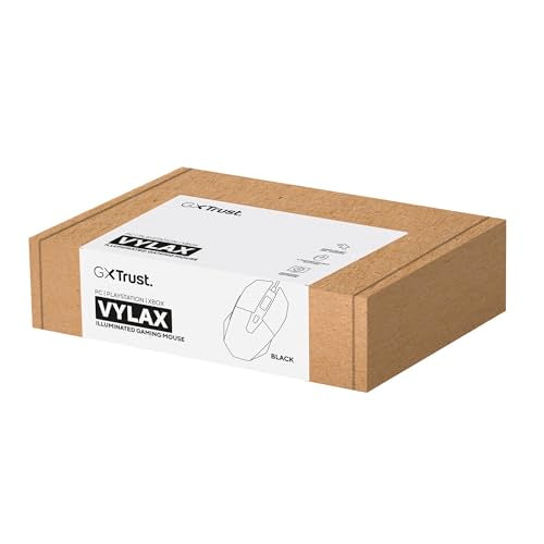 Trust Gaming GXTrust 1109 Vylax Gaming Mouse - 6 Programmable Buttons, 200-6400 DPI, RGB LED Lighting, 1.5m Cable, Black 22