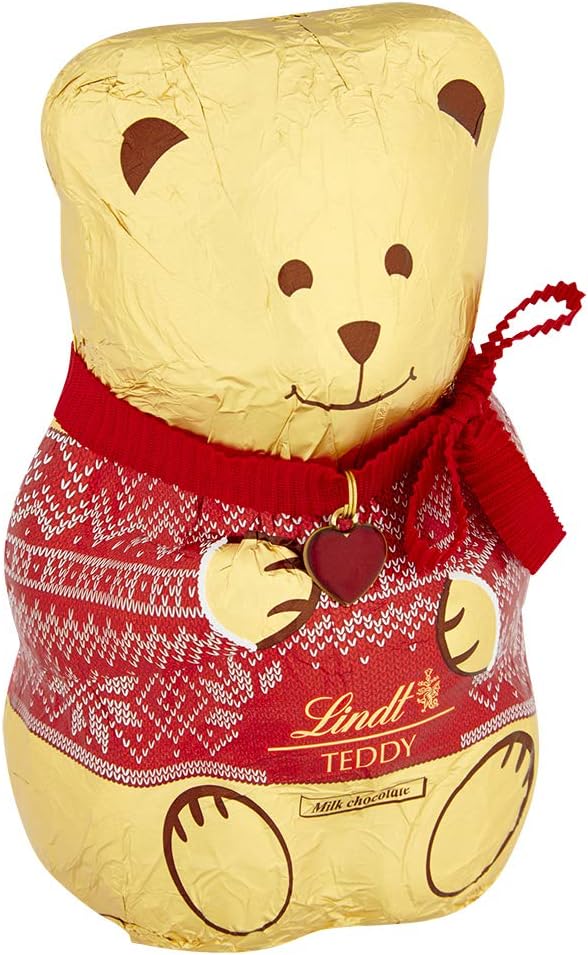 Lindt - Teddy with Christmas Jumper Hollow Chocolate Figure (200 g) 12